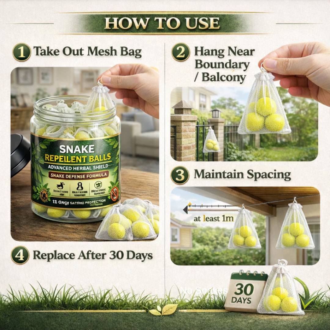 Snake Repellent Tablets | PACK OF 32