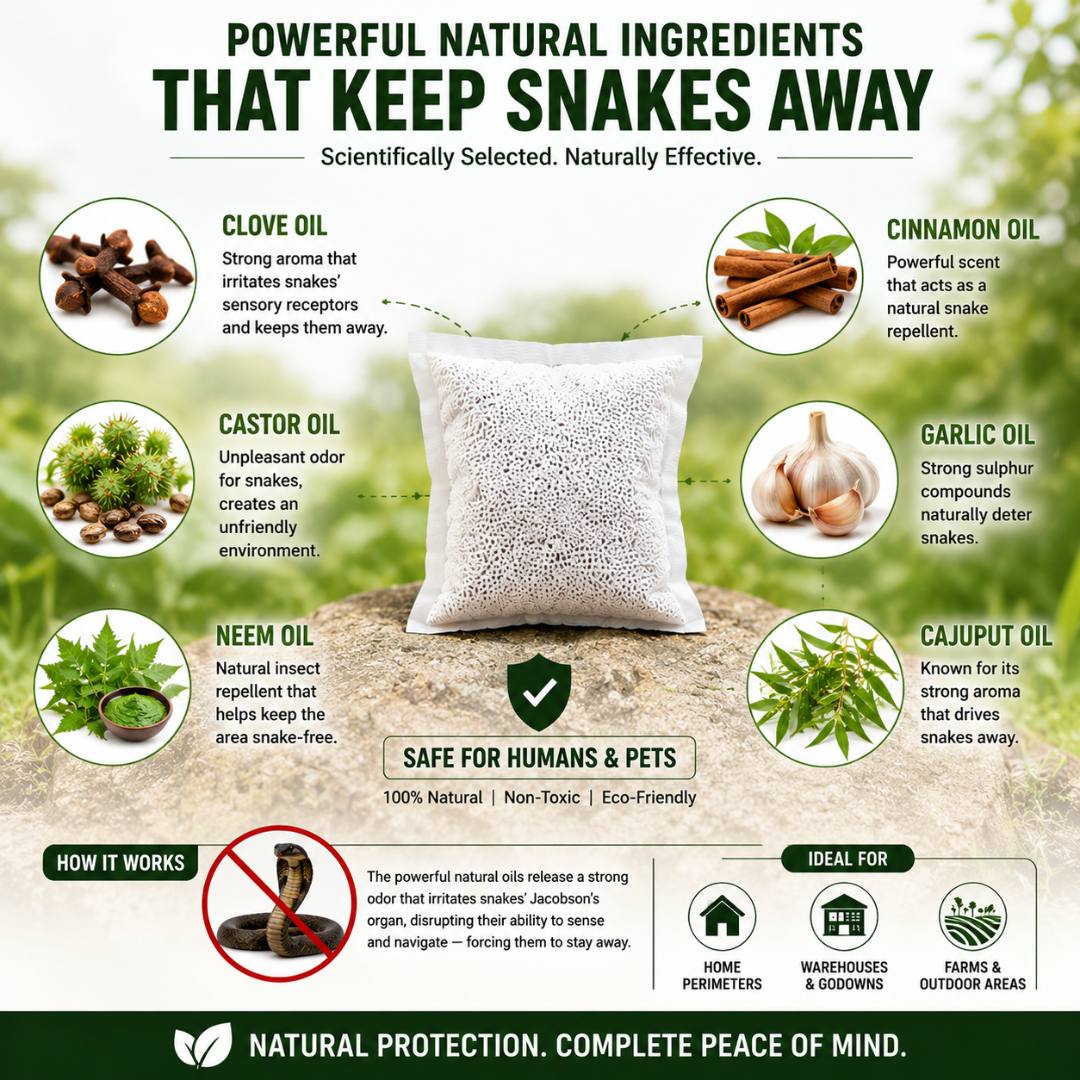 Snake Repellent Pouches (Pack Of 32)